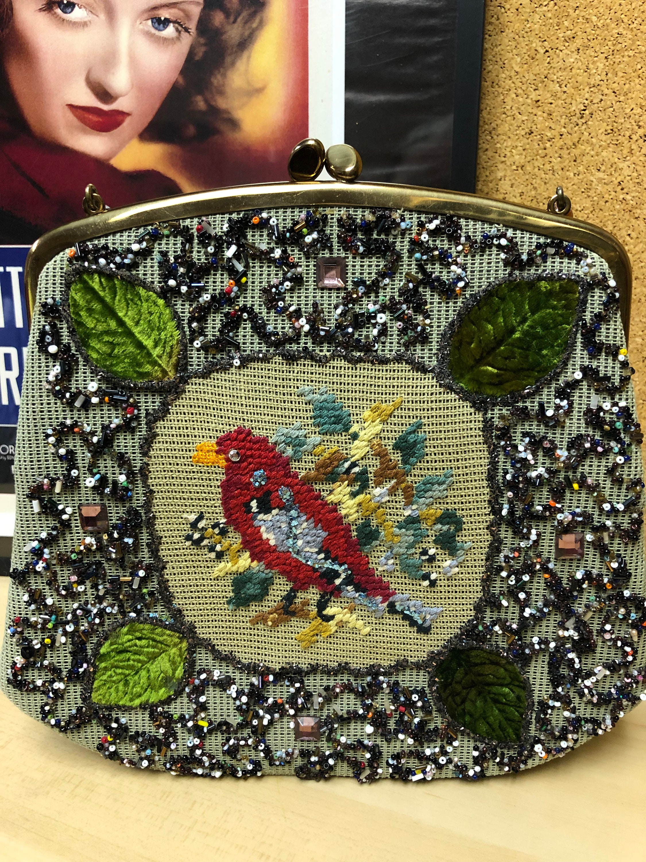 Bird Handbag/Bird Purses/Bird Bags/Needlepoint Etsy