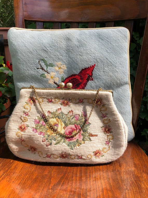 1920s Needlepoint Purse