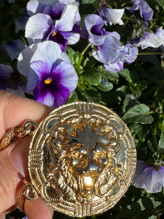 GORGEOUS 70's LION BELT/Accessocraft Belts/Designe