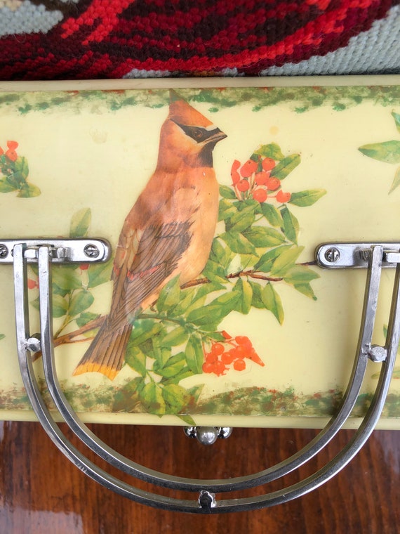 BIRD DECOUPAGE Handbag/Bird Box Purse/Bird Purse/… - image 9