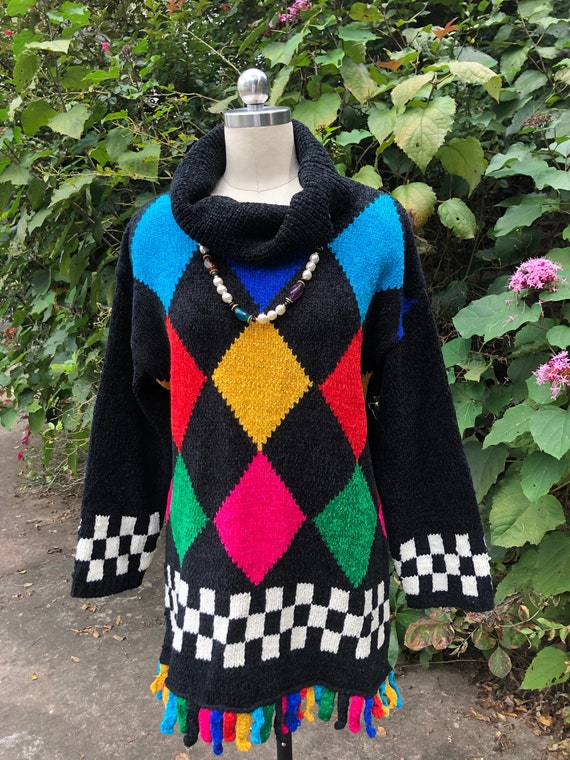 80's CAROLE LITTLE Sweater/80’s Sweaters/80’s Fas… - image 1