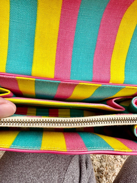 60's PINK PATENT Handbag/Pink Handbags/Pink Purse… - image 9
