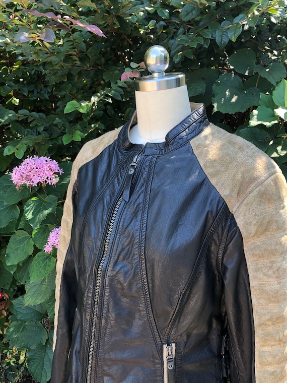 HARLEY DAVIDSON BIKER Jacket/Black Leather Biker J