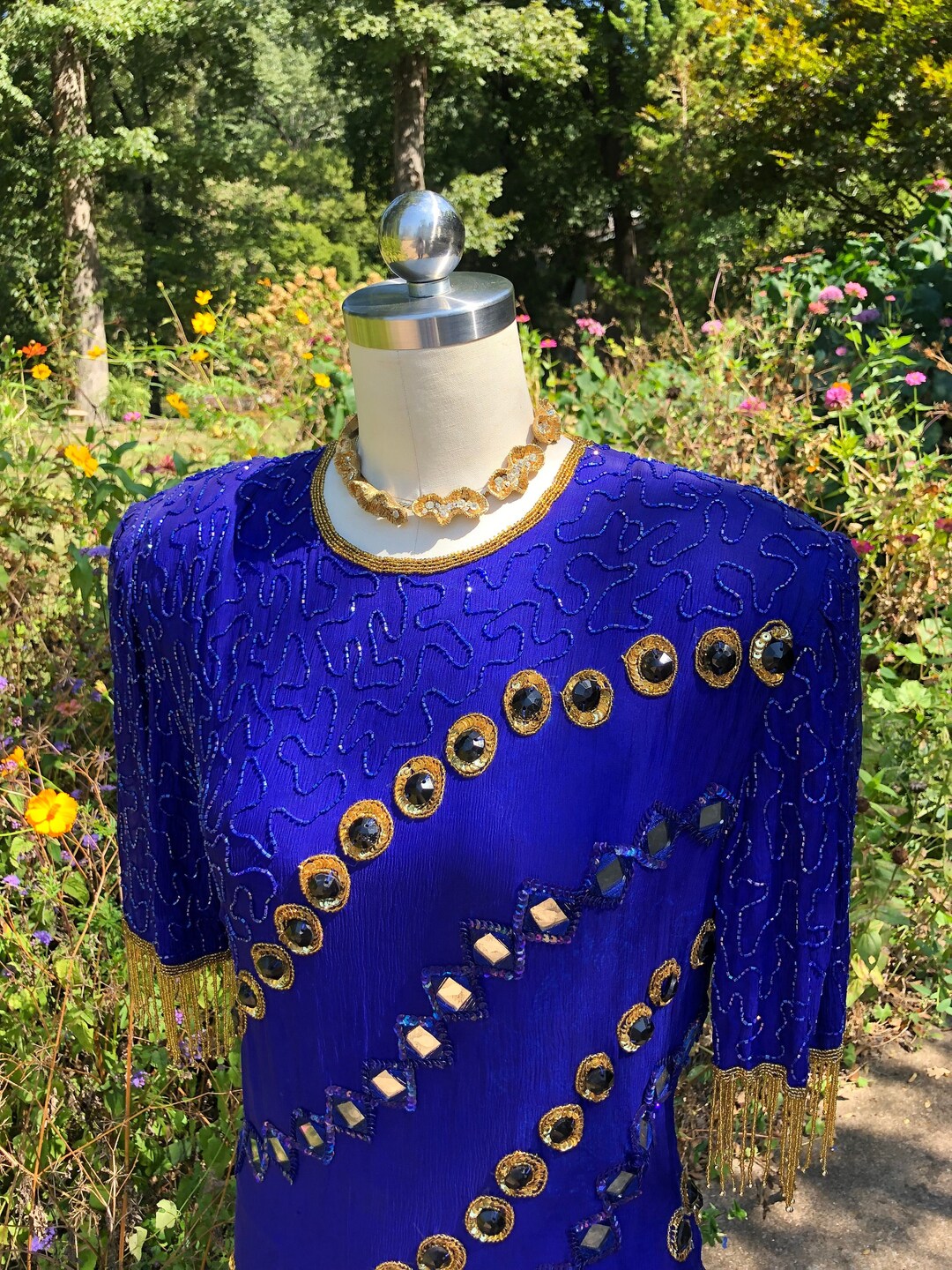 SPLENDID 80's BEADED Dress/sequin Dresses/beaded Dresses/80's