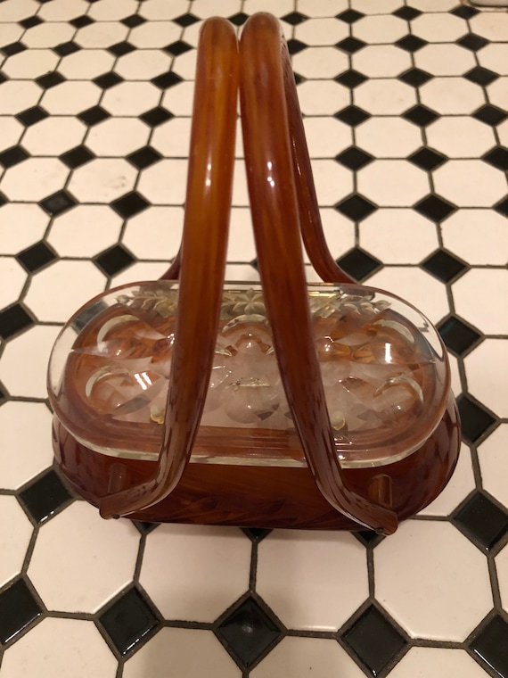 Lucite Handbags/Vintage Lucite Handbags/Rialto Luc