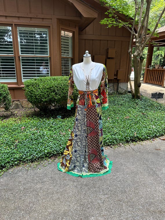 chinese dress ladies 70s Halter Maxi Dress main image 0