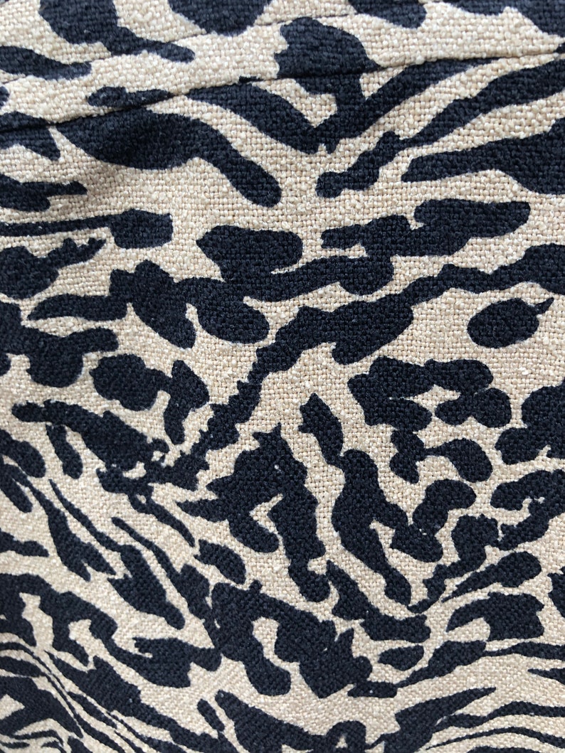 RARE YVES SAINT Laurent 80's Dress/Rive Gauche Coat/Designer Animal Print Coat/Animal Print Dress/Yves Saint Laurent/Mint Condition image 4