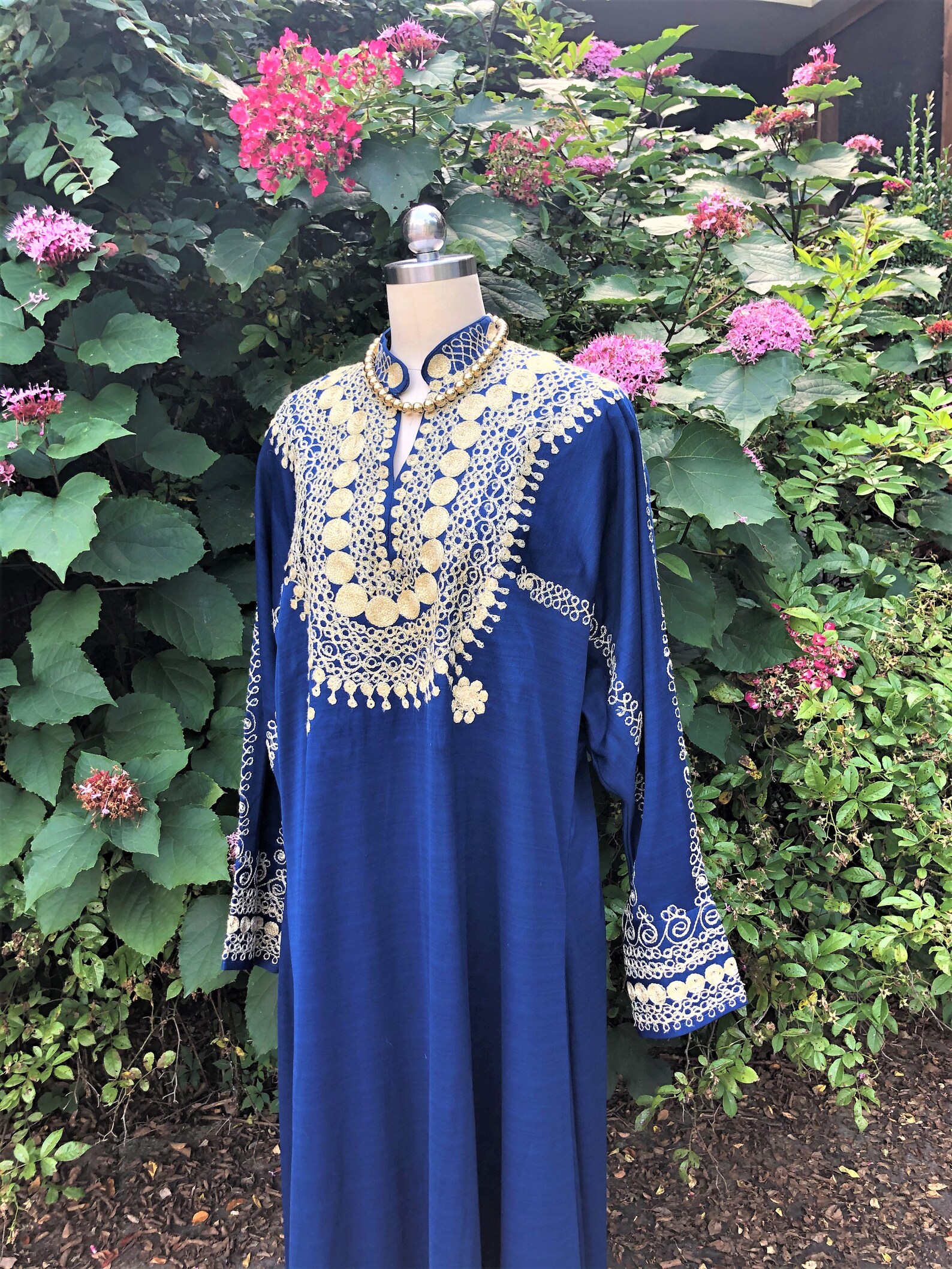 80's DRESSY MUMU/80s Vintage Kaftan/Vintage Abaya/80s | Etsy