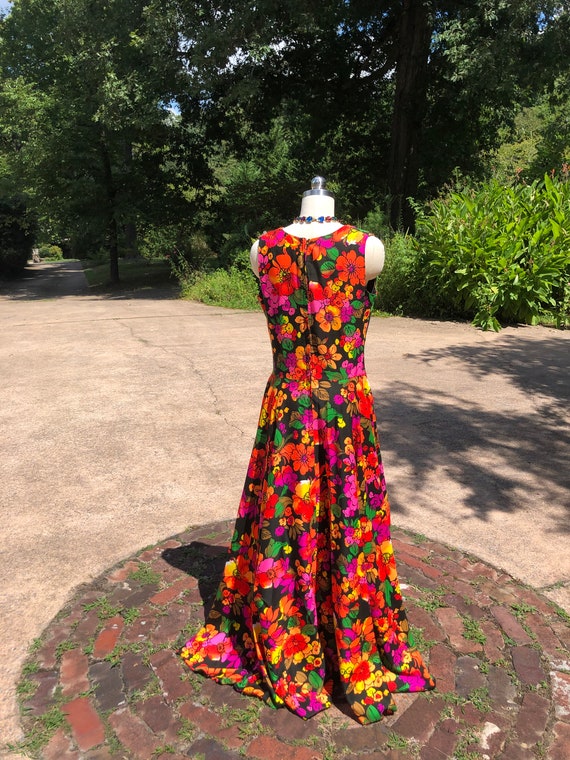 GORGEOUS 70's FLORAL Maxi/70’s Floral Maxi/Flower… - image 3