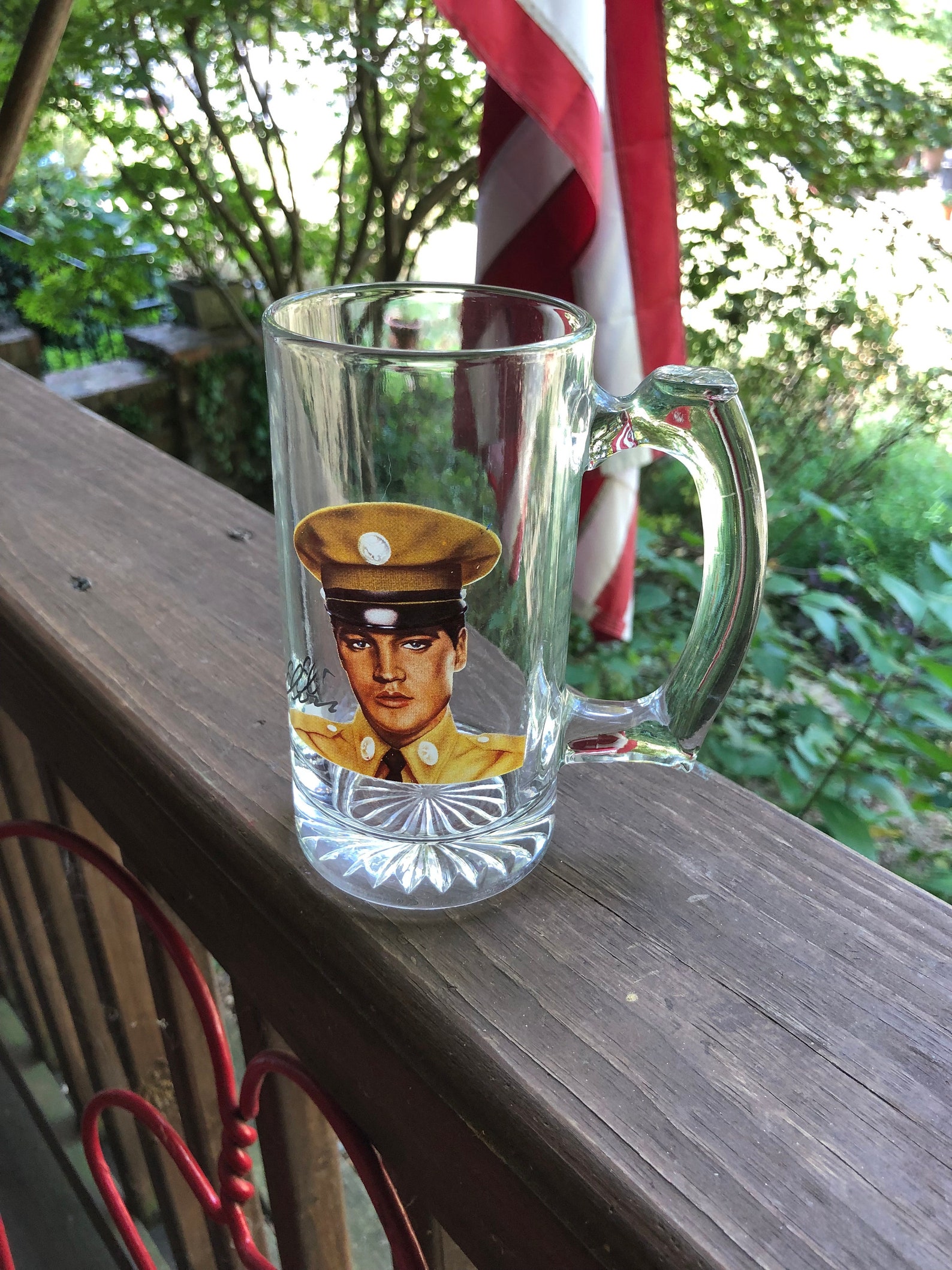 Elvis/elvis Collectibles/elvis Glassware/70's Drinking Etsy