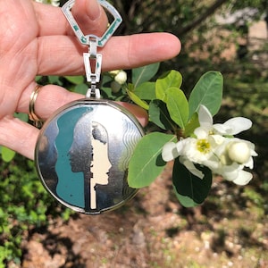 STUNNING 20&#39;s Art Deco CHATELAINE/Antique Chatelaine/Face Compact/Deauville Richard Hudnut/1920’s Compact/GOOD Vintage Condition