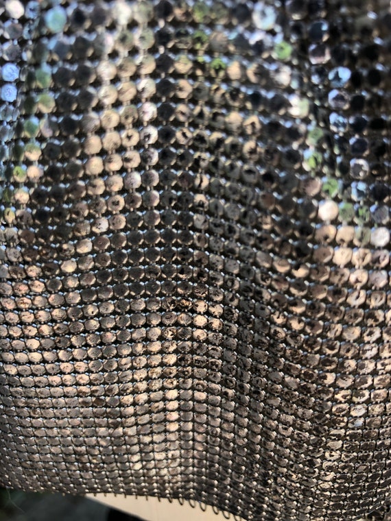 RARE Antique Mesh Chatelaine/Whiting and Davis Me… - image 9