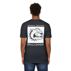 Byron Center Bulldogs Minimal Unisex CVC Jersey T-shirt