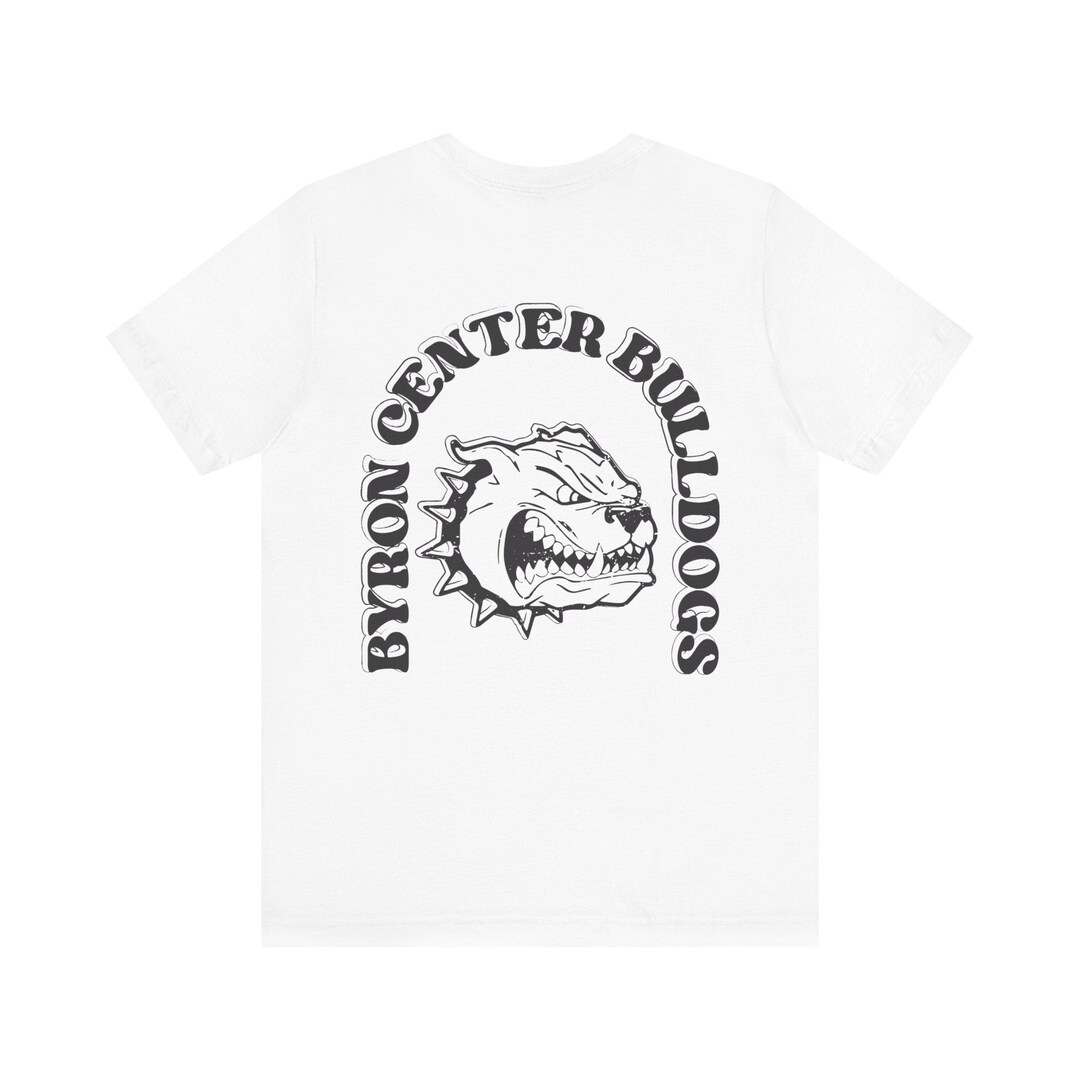 Byron Center Bulldogs Arch Lettering Unisex Jersey Short Sleeve Tee - Etsy