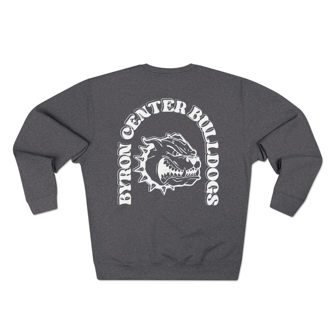 Byron Center Bulldogs Arch Lettering Unisex Premium Crewneck Sweatshirt ...