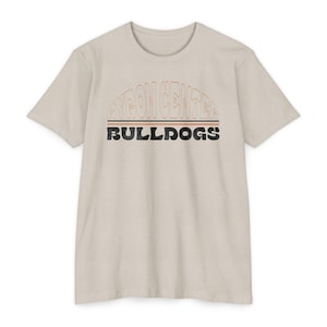 Byron Center Bulldogs Vintage Arch Unisex CVC Jersey T-shirt
