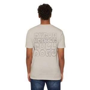 Byron Center Bulldogs Bubble Unisex CVC Jersey T-shirt