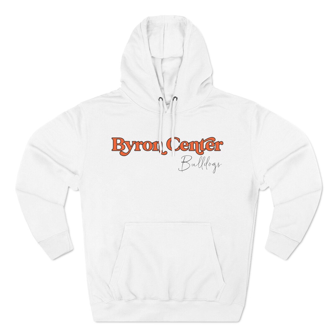 Byron Center Bulldogs Cursive Premium Pullover Hoodie - Etsy