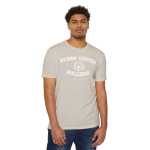 Byron Center Bulldogs Worn Unisex CVC Jersey T-shirt