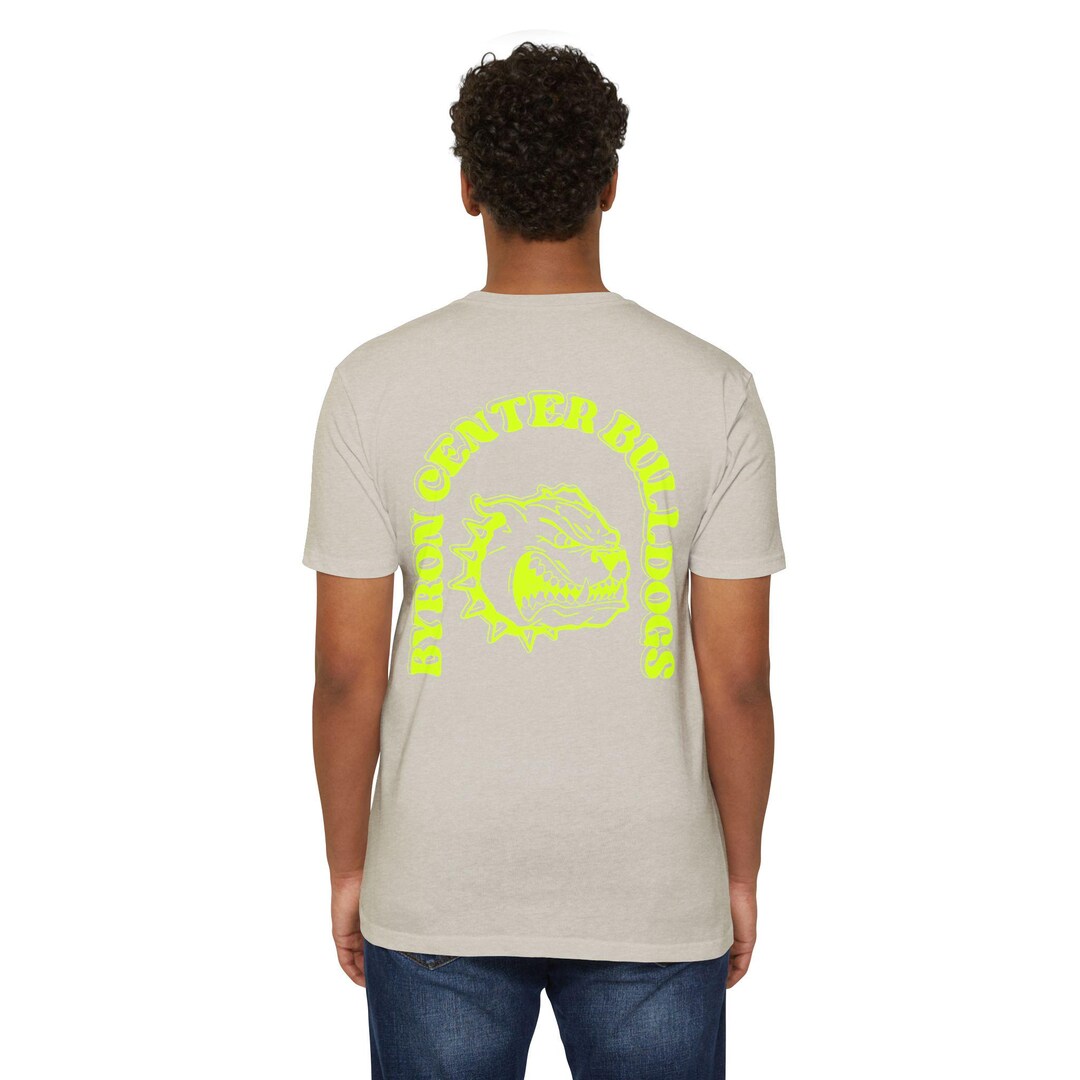 Byron Center Bulldogsneon Arch Lettering Unisex CVC Jersey T-shirt - Etsy