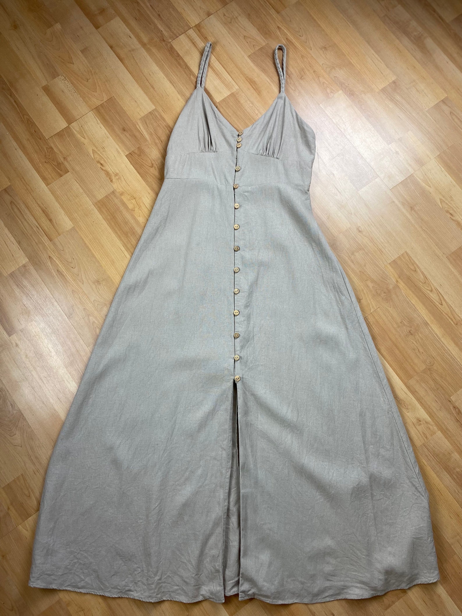 polka dot dress Andorra Maxi Tall Light Grey Rib domestic-wines Size:Size N0