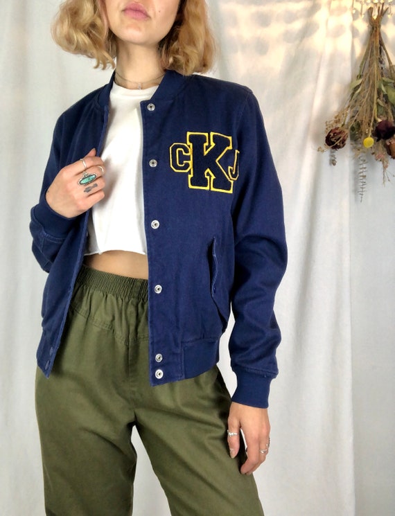 Calvin Klein Bomber Jacket | Vintage 90s Calvin Kl