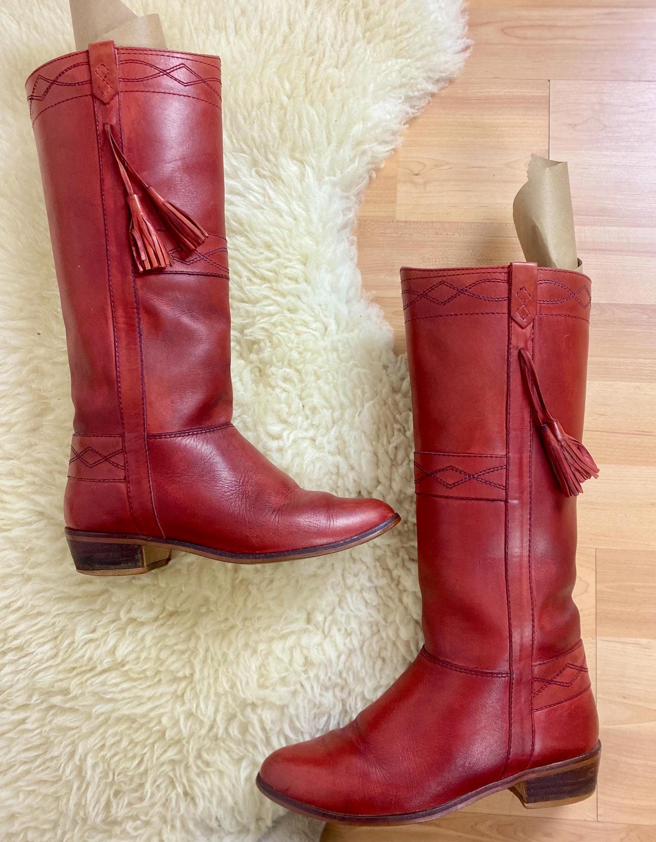 1990s Cowboy Boots - Etsy Canada