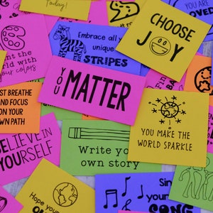 Kindness Confetti® Set 3, Kindness, Kindness Club Project, Kindness Karten, Karten für Studenten, Ermutigungsnotizen, Studentenliebe
