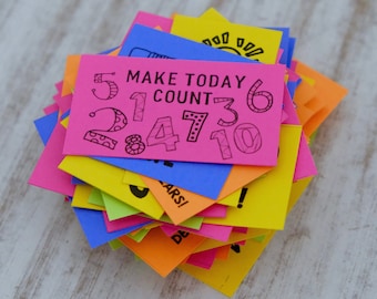 親切心を伝える紙吹雪カード：ランチボックスノート、奉仕活動（デジタルダウンロード）