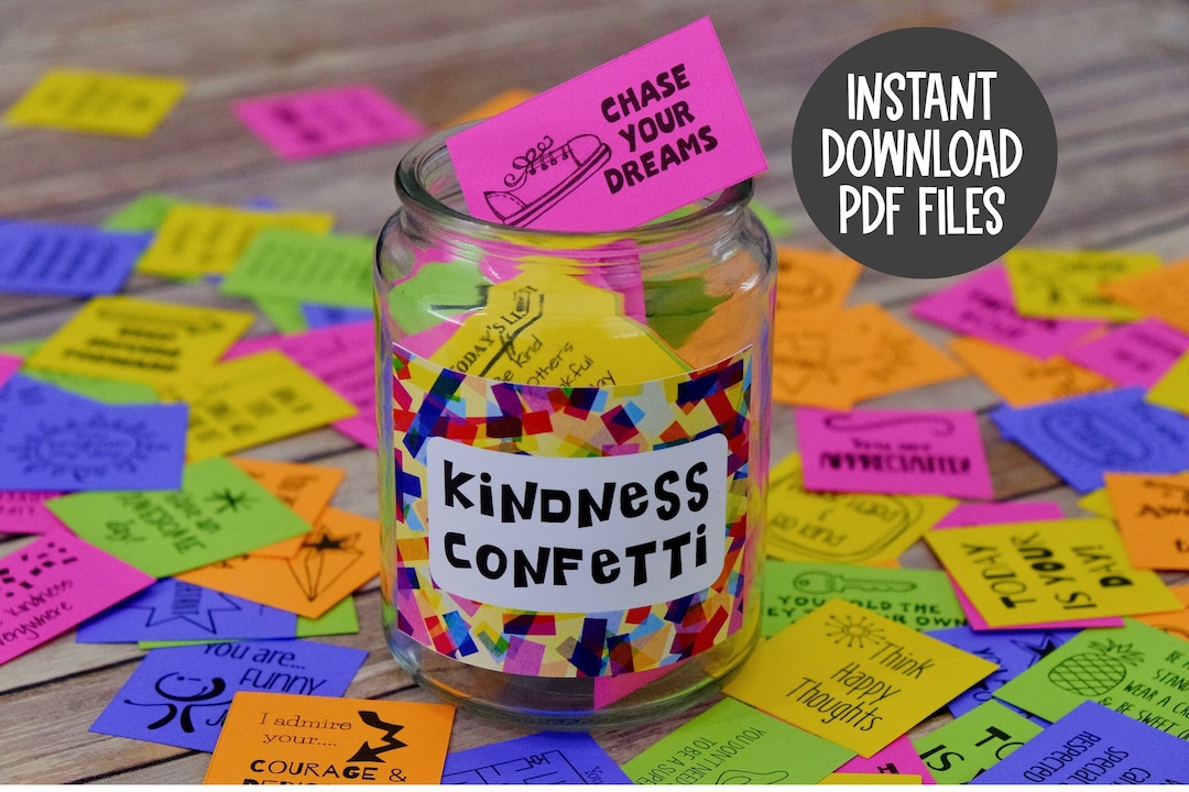 Kindness Confetti® Inspirational Cards Set 1 Kindness Cards Spread ...