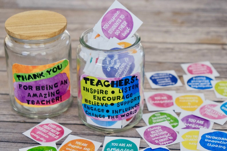 Teacher Appreciation Gift and Kindness Cards End of School Etsy