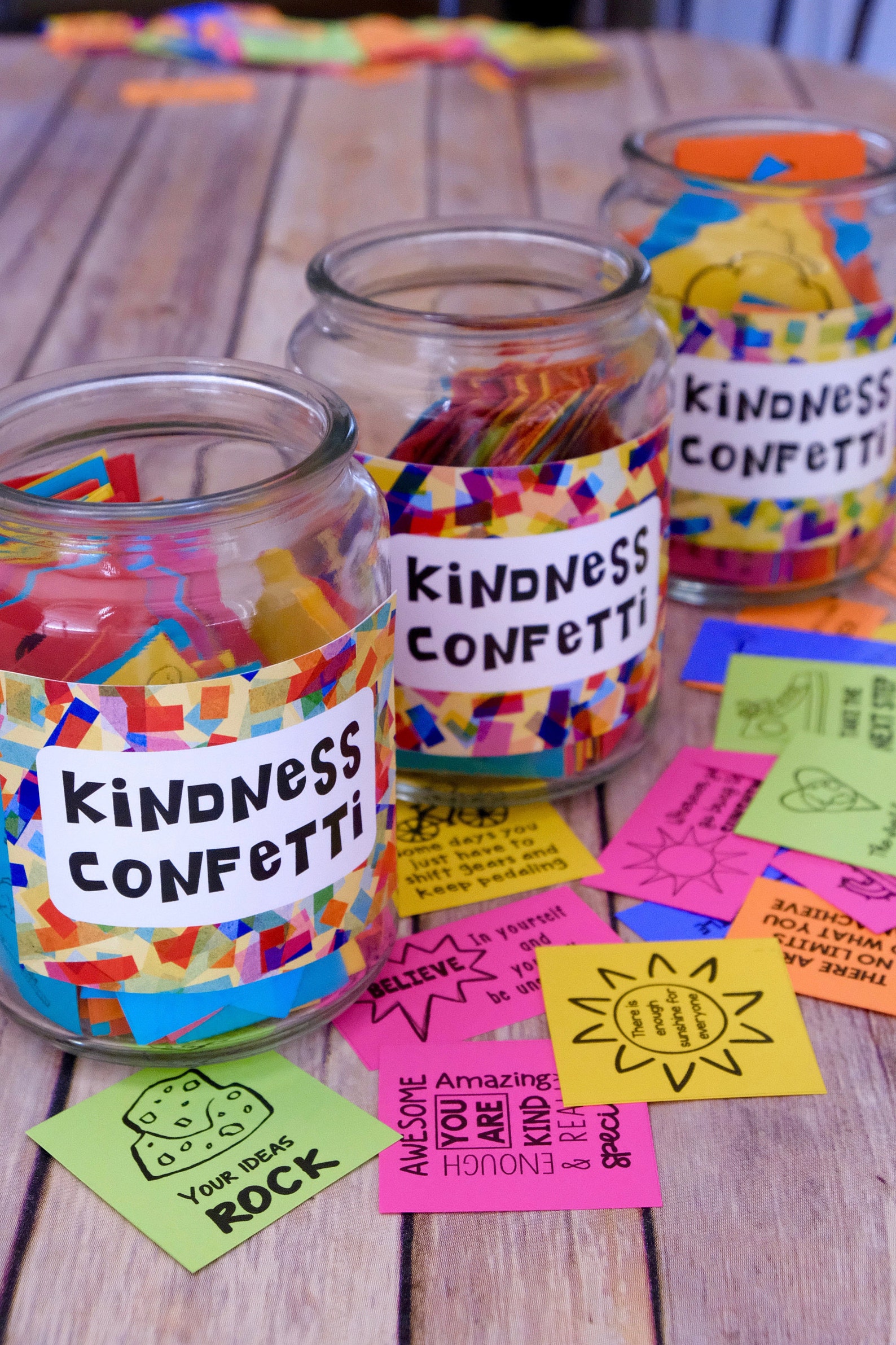 Printable Kindness Confetti® 3 Set Bundle: over 300 | Etsy
