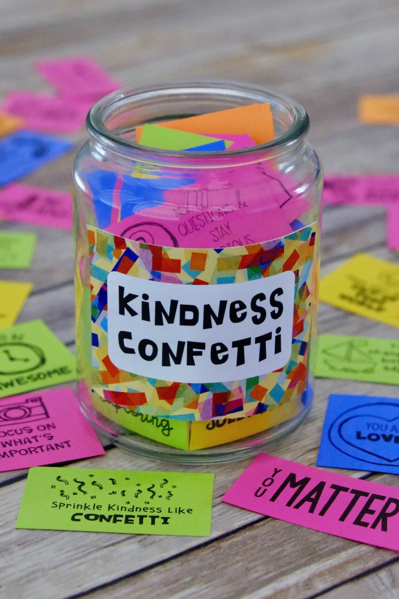 Kindness Confetti® Set 3 Acts of Kindness Kindness Club Etsy