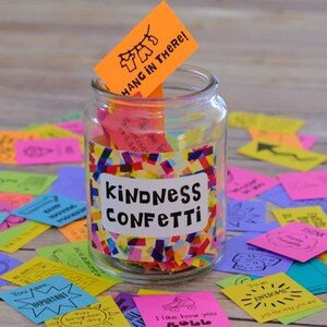 Kindness Confetti® Inspirational Cards Set 1 Kindness Cards Spread Kindness Be Kind Printable Cards Acts of Kindness image 9