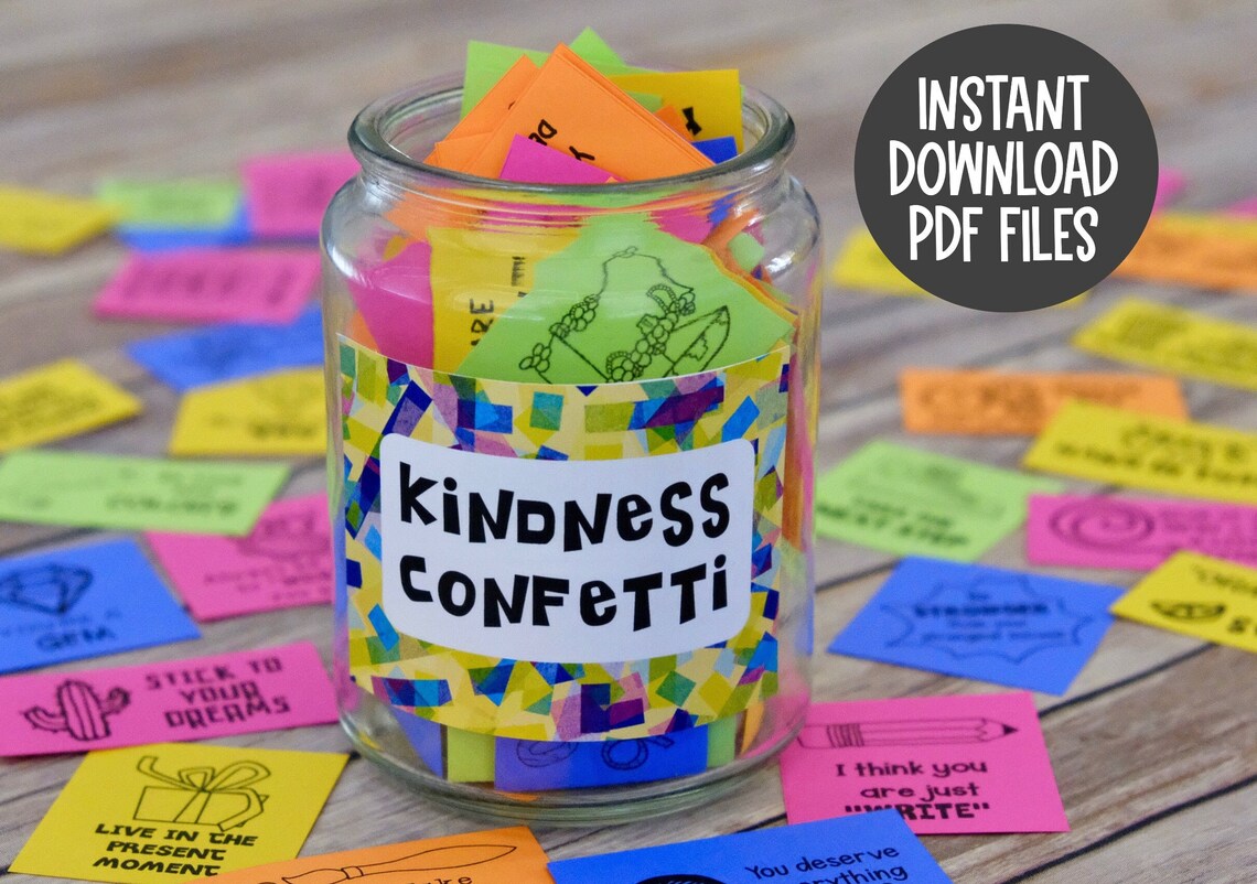 Kindness Confetti® Set 2 Kindness Cards to Spread Kindness Etsy UK