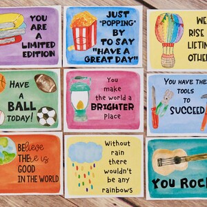 Printable Kindness Cards and Lunch Box Notes 4 Set BUNDLE: for Spreading Intentional Acts of Kindness and Inspiration image 7