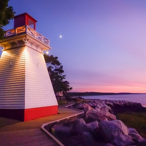 Light House, Annapolis Royal, Nova Scotia,Canada.Free shipping in Canada-US. wall art, wall decor, decorative art, travel, maritimes, photo