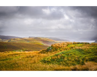 Moors, Isle of Skye, Schottland. KOSTENLOSER VERSAND- Canada-US! Kunstfotografie,Wandkunst,Dekorative Kunst,Wanddekor, Fotografie,Druck,Reise