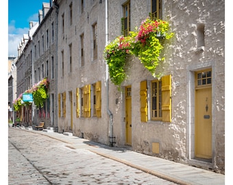 Alley, Quebec City. FREE SHIPPING to Canada and US!, Art photography,Wall art, Decorative art,wall decor, print, urban,city, architecture