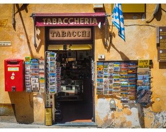 Tabbacheria, Volterra, Italy. FREE SHIPPING to Canada and US!Art photography,Wall art,Decorative art, Wall decor, print,travel, nostalgia.