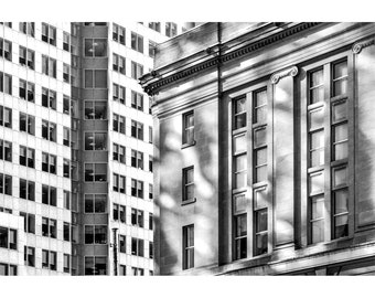 Light, Toronto,FREE SHIPPING to Canada-US!,Art photography,Wall art,Decorative art, wall decor,Architecture, Geometric, black and white.