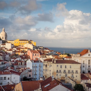 Lisbon, overlooking the Alfama. FREE SHIPPING- Canada-US! art photograph, Art photography, Wall art, Decorative art,  print, wall decor.