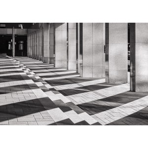 Pillars,Toronto. Free delivery in Canada-US. Black and white, Art photograph, Wall art,Decorative art, wall decor, architectural, print