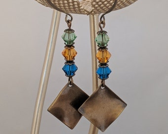 Swarovski Crystal Dangle Earrings