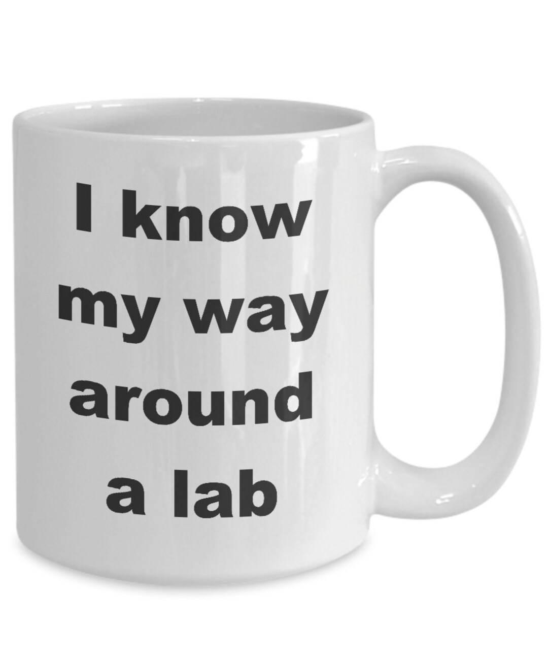 Scientist Gifts Mug I Know My Way Around a Lab Etsy