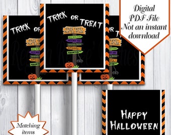 Halloween Candy Sucker Covers | Halloween Candy | Halloween Favors | Halloween Party | Haunted House | Halloween Printables | Digital