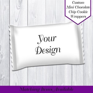 Custom Cookie Packs | Birthday Party Printables | Party Favors | Mini Cookie Packs | Cookie Wrappers | Digital Party Favors | Cookie Favors