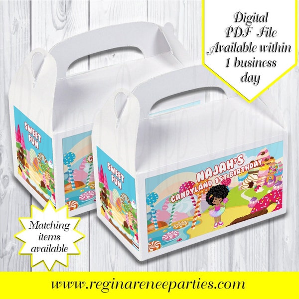 Candyland Themed Box Etsy