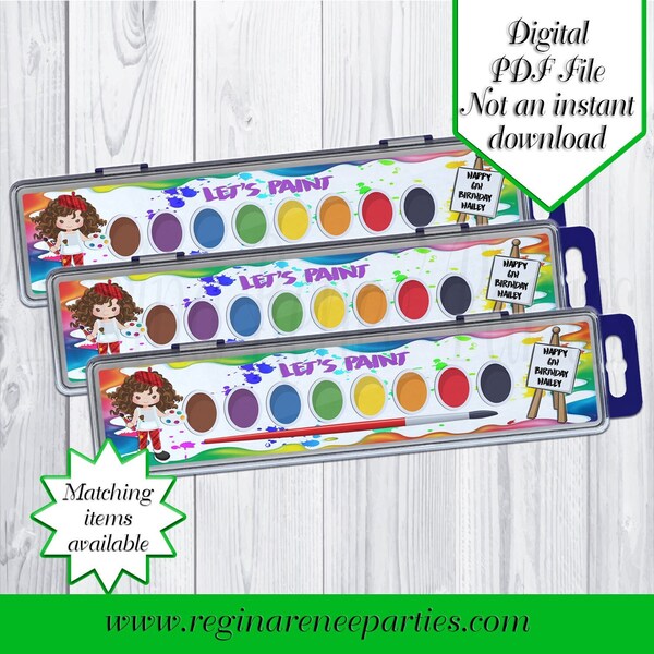 Paint Party Favors Etsy