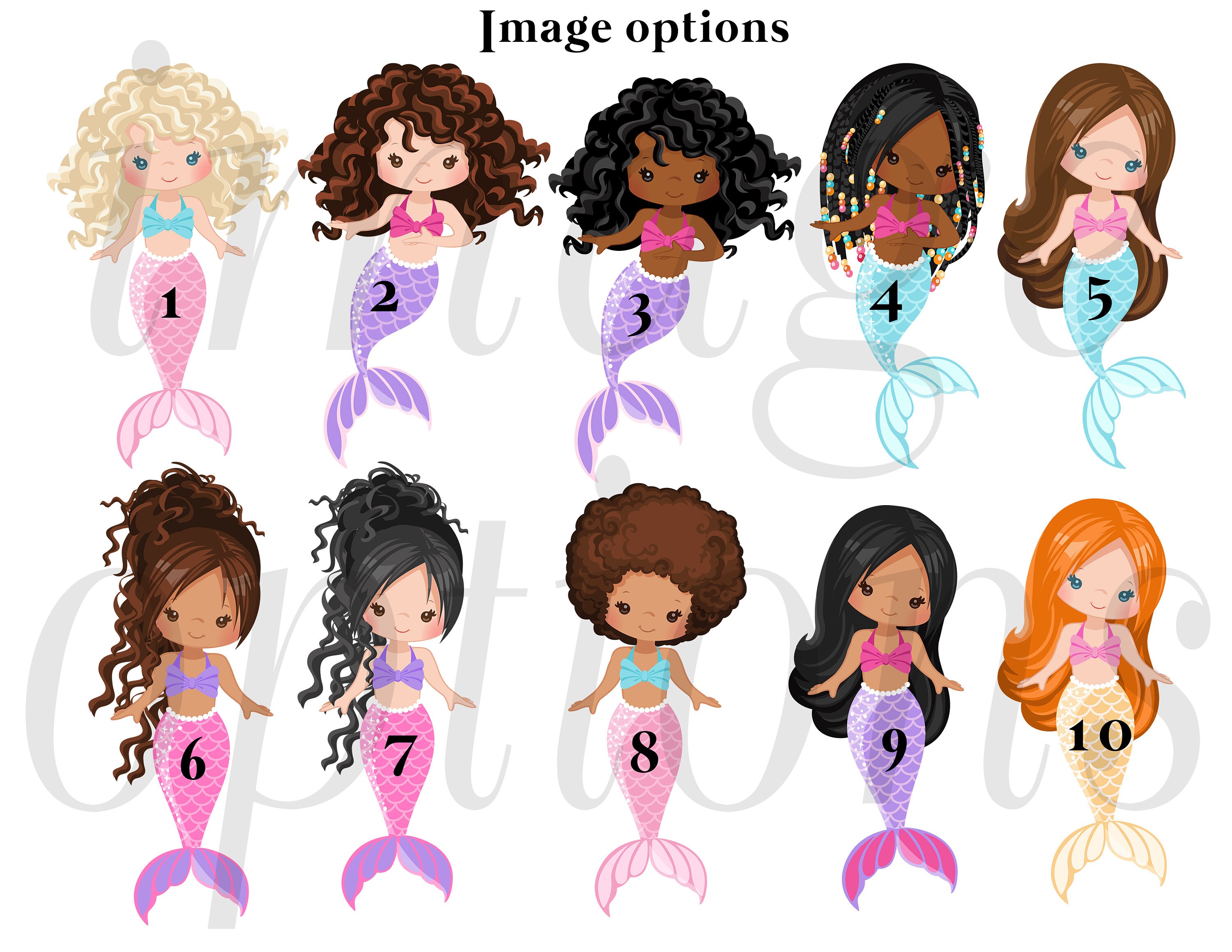 Mermaid Jumpy Mermaid Jump Ropes | Mermaid Party | Mermaid Birthday | Mermaid ...